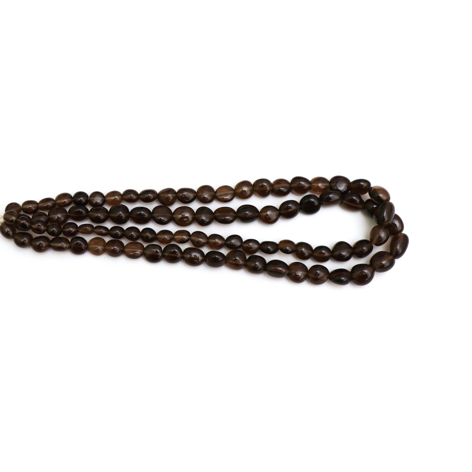 Natural Smoky Quartz Smooth Tumble Beads, 7x8 mm To 12x14 mm, Smoky Quartz Nuggets For Jewelry Making Gemstone Beads 16 Inch Strand - Image 5