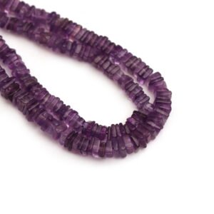 Amethyst Smooth Cube Beads, 4 mm To 5 mm, Square Amethyst Beads, Amethyst Beads For Jewelry Making Gemstone Beads 16 Inch Strand