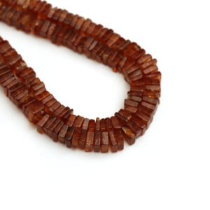 Hessonite Garnet Smooth Cube Beads, 4 mm To 5 mm, Square Garnet Beads, Garnet Beads For Jewelry Making Gemstone Beads 16 Inch Strand