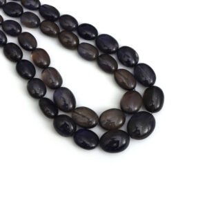 Iolite Smooth Tumble Beads, 8x10 mm To 14x16 mm, Natural Blue Iolite Nugget Beads, Irregular Tumbles, Jewelry Making Gemstone 16 Inch Strand