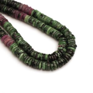 Ruby Zoisite Smooth Tyre Beads, 7 mm, Ruby Zoisite Coin Beads, Zoisite  Jewelry Making Gemstone Beads, 16 Inches Strand